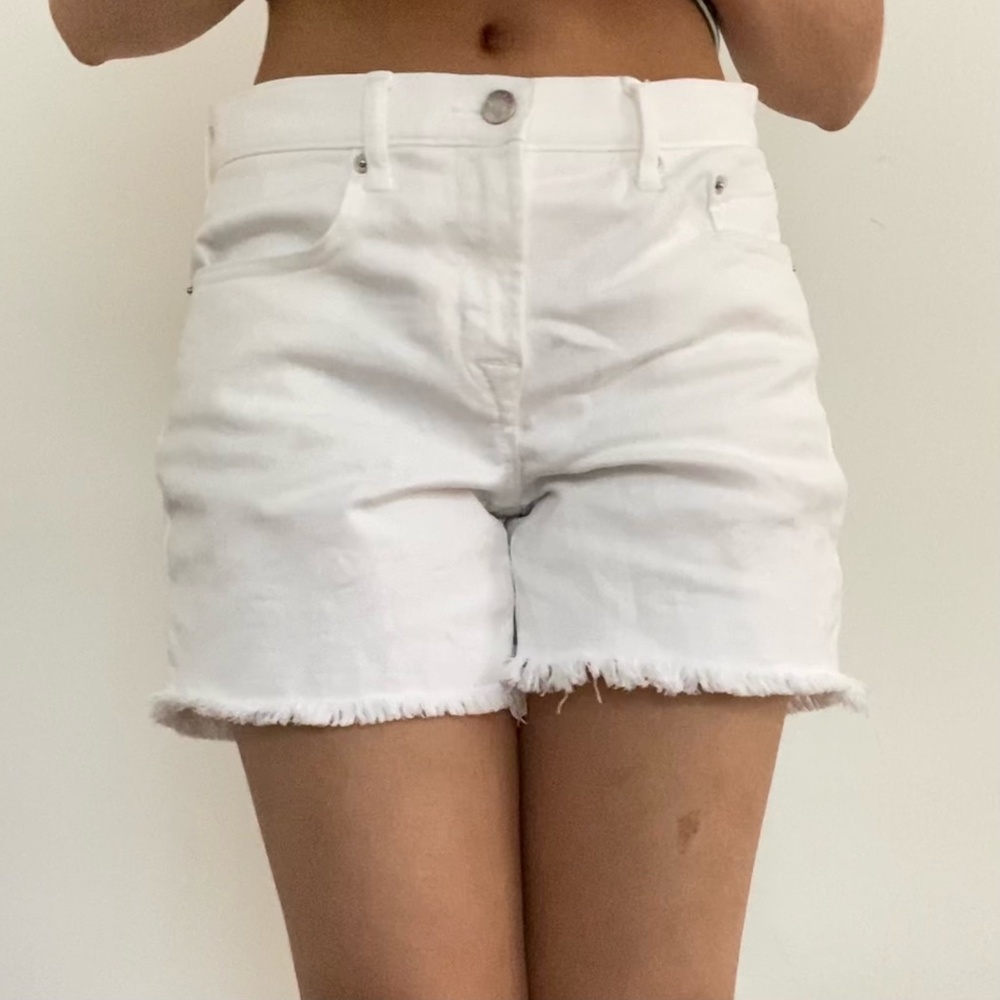 White Gap Denim Shorts